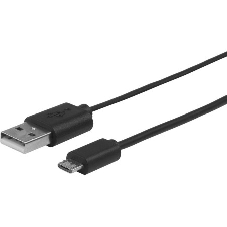 eSTUFF MicroUSB Cable 2m Black - ES603009